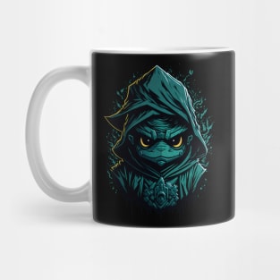 Maltese as green angry ninja Mug